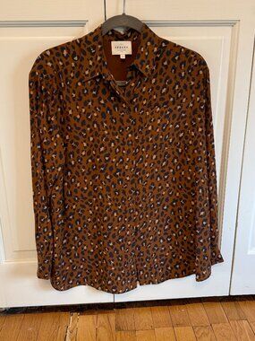 Sezane Max Shirt - Leo Print Women's size XXS